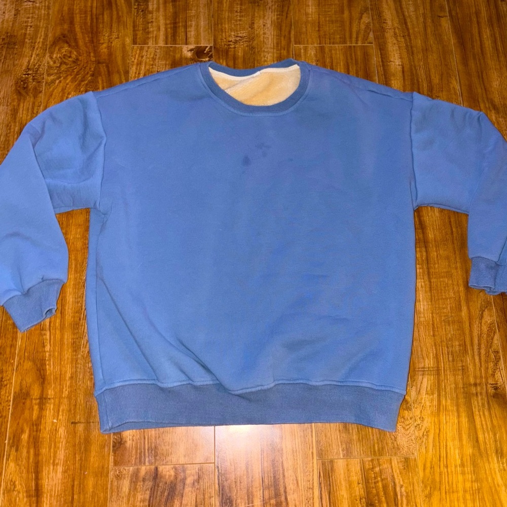 Blue hoodie